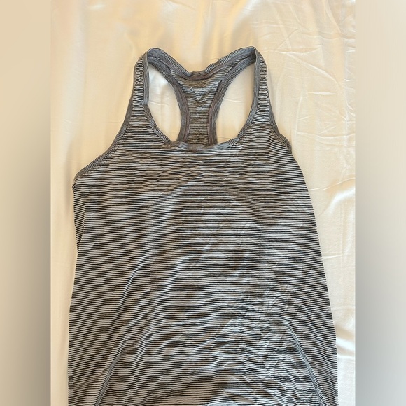 Lululemon Swiftly Tech Racerback Tank- White/White and Black - Picture 5 of 5